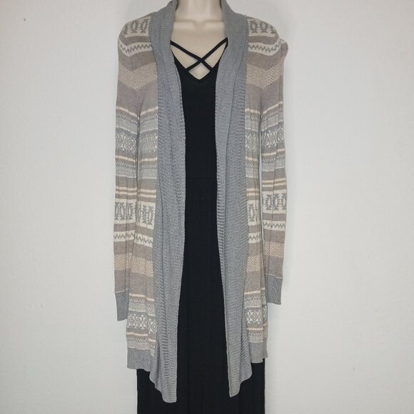 Maurices Sweaters - UEC Maurice's Grey and Tan long sweater Duster size small